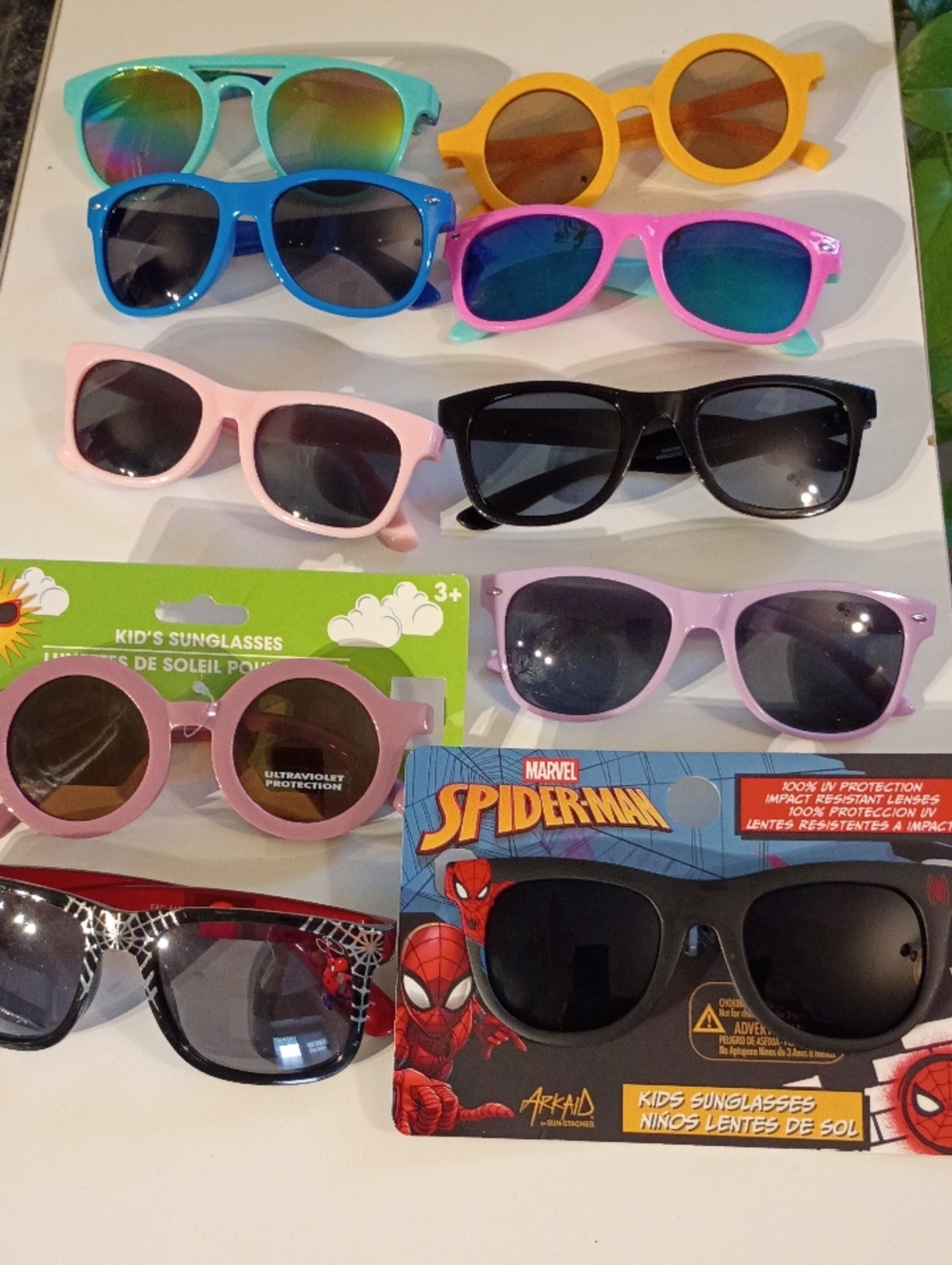 Assorted Kids Sunglasses - Bright Multi Color Set - Picture 3 of 8